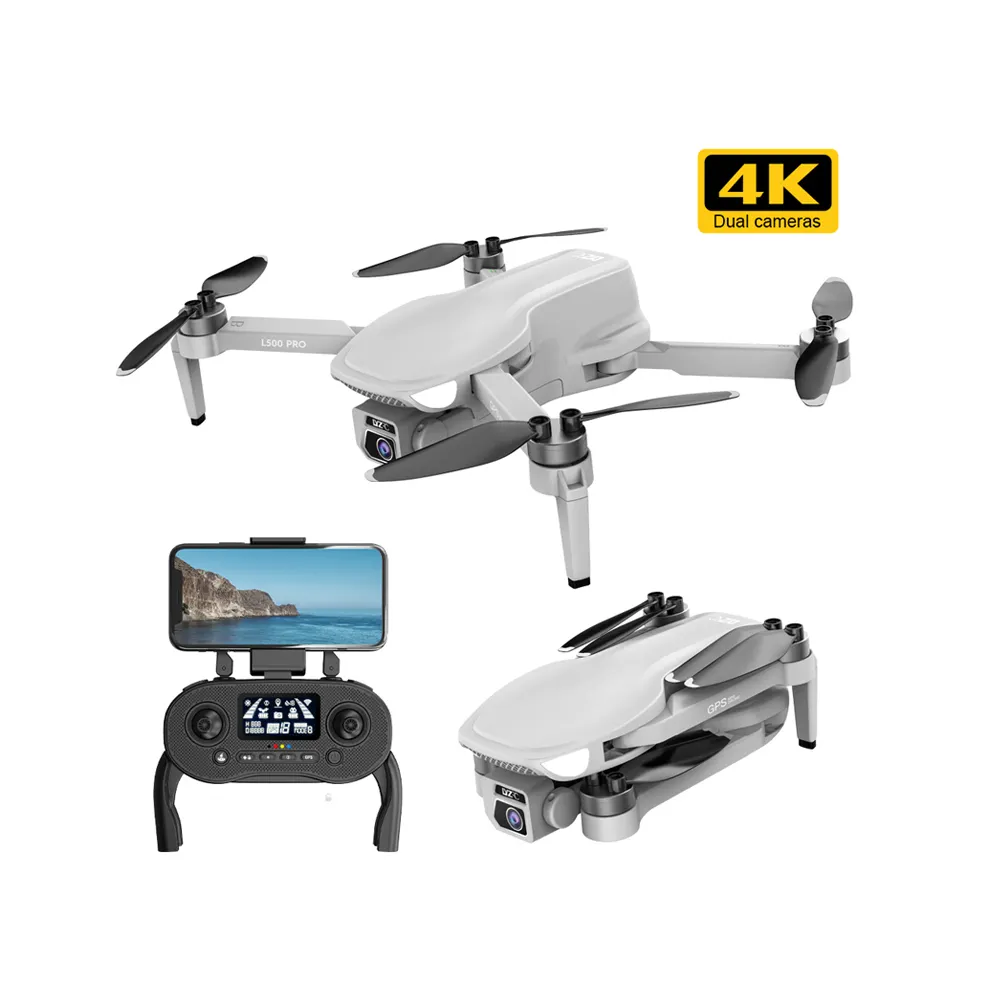 4K Drone L500 PRO GPS -5G motore Brushless 5G FPV Quadcopter 1.2km 25min RC elicottero evitamento ostacoli