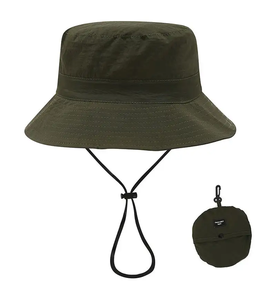 Summer Waterproof Argyle Cartoon Cycling Travel Pocket <b>Light</b> Weight Quick Drying Unisex Bucket <b>Hat</b> Packable - Product Image 3