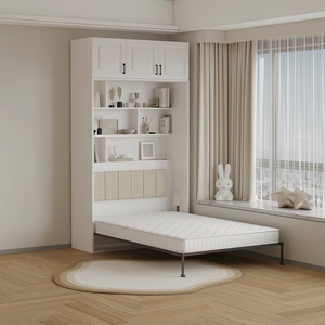 可转换式实木大床（特大号），带钢结构和面板设计 - Product Image 4