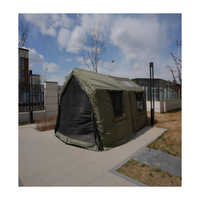 Tente gonflable extensible personnalisée pour l'extérieur, grande tente de camping à poteaux gonflables pour activités de plein air