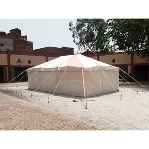 Carpa de Refugio de 4x6 Metros con 4 Ventanas, 2 Puertas y Estructura de Acero con Lona Reciclada de Triple Capa de 600 GSM - Product Image 4