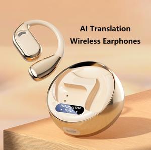 Auriculares Inalámbricos con Traducción IA, Bluetooth, Alta Calidad de Sonido, Auriculares Deportivos OWS con Chipset Bluetrum y Pantalla Digital - Product Image 1