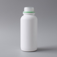 Botella de Plástico HDPE Redonda Opaca para Agricultura, con Tapa Roscada Acanalada, Forma Cilíndrica, para Protección de Cultivos, Venta al Por Mayor