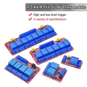 1 2 6 4 <span class=keywords><strong>8</strong></span> kênh 5V 12V 24V <span class=keywords><strong>Relay</strong></span> <span class=keywords><strong>Module</strong></span> Board lá chắn với <span class=keywords><strong>optocoupler</strong></span> hỗ trợ cao và thấp mức độ kích hoạt - Product Image 1