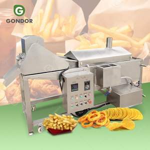 Freidora comercial continua pequeña con cinta transportadora para donuts, cacahuetes, piel de cerdo y chips de maíz, Sudáfrica - Product Image 1