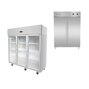 Réfrigérateur commercial en acier inoxydable pour les magasins de proximité, les hôtels, double température, contrôle numérique, réchaud à riz, réfrigérateur - Product Image 1