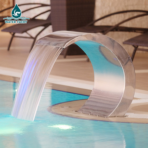 Cascade de massage pour <span class=keywords><strong>piscine</strong></span> et spa encastrée Water Faery en acier inoxydable 304/316, personnalisable pour l'hydrothérapie et la relaxation musculaire - Product Image 6