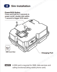 Traceur GPS sans fil 4G S20 Pro avec télécommande, batterie 7500 mAh, étanchéité IP67, alarme <span class=keywords><strong>SOS</strong></span> et aimant puissant pour camions, remorques et conteneurs - Product Image 4