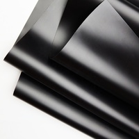 Tissu TPU noir double face 210D Nylon 66 Tissu TPU hermétique personnalisé