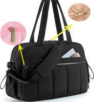 Sac de sport gonflable à prix abordable, personnalisable avec logo, motifs floraux, pour yoga, tennis, pratique, nombreux styles orange en stock, sac de voyage à cordon