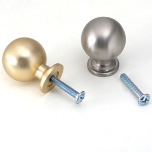 Luxury Solid Zinc Alloy Cabinet Round <strong>Knob</strong> Pulls Kitchen Wardrobe Drawer Apartment Hotel Furniture Hardware Handles - Product Image 2