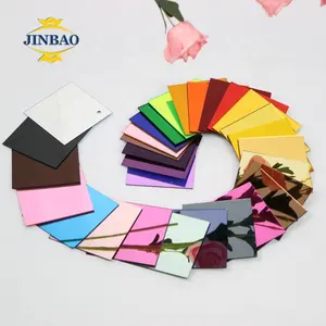 JINBAO-Espejo acrílico con respaldo adhesivo para productos acrílicos decorativos, juguete de procesamiento, revestimiento de regalo