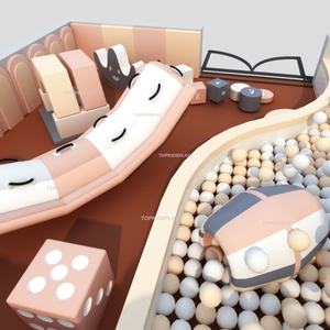 Tương Tác Trong Nhà Mềm Sân Chơi Bé Cảm Giác Thiết Bị Phòng Cho Kid Cảm Giác Đào Tạo Và Leo Núi Hoạt Động - Product Image 6