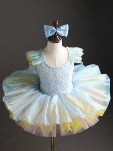 Costume da Ballo per <span class=keywords><strong>Bambina</strong></span> con Fiocco, Tutù da Principessa per Bambine, Abito da <span class=keywords><strong>Danza</strong></span> Classica - Product Image 4