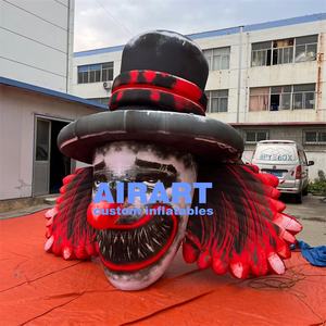 Tête de <span class=keywords><strong>clown</strong></span> gonflable de décoration de barre, <span class=keywords><strong>clown</strong></span> gonflable d'Halloween de décoration de bâtiment pour la construction - Product Image 6