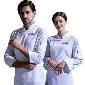 Vestes uniformes pas chères pour la cuisine des restaurants, vêtements de travail pour hommes et femmes, vestes de chef personnalisables - Product Image 1