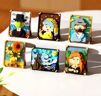 Blocs de construction DIY pour images pixelisées en plastique ABS, 20 pièces, personnalisables, mosaïque pixel art, cadeaux de fête, vente en gros usine