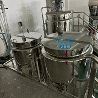 Machine d'émulsification et d'homogénéisation sous vide 500L avec moteur ABB, pompe à engrenages, contrôle PLC, matériau SUS316L pour la production de cosmétiques et de produits chimiques