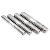 Factory Wholesale M5 M6 M8 M10 Stainless Steel 304 Thread Bolts Rod Double End Stud