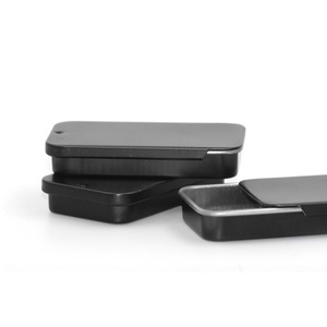 Contenitore Scatola <span class=keywords><strong>di</strong></span> <span class=keywords><strong>Latta</strong></span> con Coperchio Scorrevole per Piccoli Oggetti come Caramelle Cavi USB Pillole Orecchini Gioielli Balsamo - Product Image 2