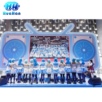 Pilier de stand d'exposition 3,91 mm, cube 2560*1440, structure LED pour écran LED, vente chaude