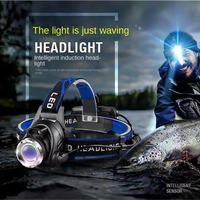 Hochleistungs-Stirnlampe Outdoor Wasserdichte Kopflampe Hohe Leistung Lange Akkulaufzeit mit Outdoor Heller LED-Nachtangel-Lampe