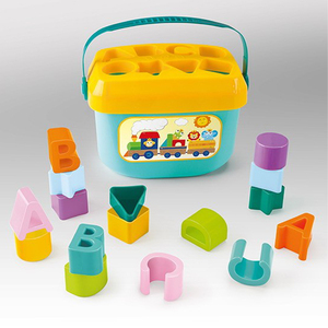 Set di scatole portaoggetti per blocchi educativi precoci per bambini ABC Letter Learning Baby forma sensoriale ordinamento nidificazione impilabile giocattoli Montessori - Product Image 6