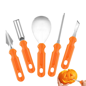 Wholesale Price Halloween <b>Pumpkin</b> <b>Carving</b> Knife New Product <b>Pumpkin</b> Fruit <b>Carving</b> Knife Set - Product Image 1