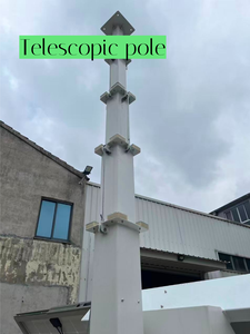 Zonne-aangedreven verlichtingstoren met IP66 CCTV-camera voor parkeerplaatsbeveiliging - Product Image 3