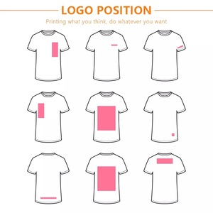 高品質無地ヘビー級コットンTシャツカスタムデザインロゴデジタルプリントTシャツ男性用 - Product Image 5