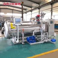 Nouvel autoclave à pulvérisation d'eau en acier inoxydable, certifié 3CE ASME, avec contrôle Siemens, économie d'énergie, stérilisateur alimentaire industriel pour