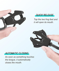 Nhiệm Vụ Nặng Nề Con Chó Đào Tạo Dây Xích Da Chính Hãng Bện Con Chó Dây Xích Với Phát Hành Nhanh Chóng Khóa Chiến Thuật Ếch Clip - Product Image 5