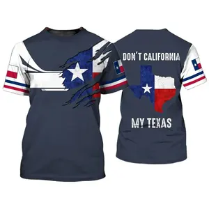 Proveedor de camisetas Premium My Texas, camiseta personalizada de secado rápido para Fitness, Camiseta deportiva, camiseta atlética que absorbe la humedad para hombres