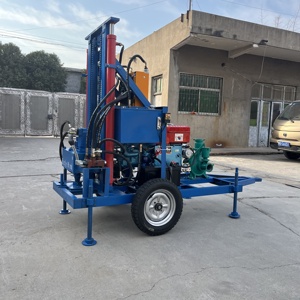 Tùy chỉnh màu sắc chức năng chất lượng tốt 200m 150m 100m Nhà Máy Giá kép thủy lực nước giếng khoan Giàn Khoan nhà máy trực tiếp - Product Image 4