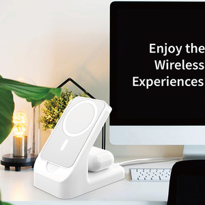 Đế Sạc Không Dây <span class=keywords><strong>3</strong></span> Trong Một, Đế Sạc Điện Thoại Không Dây Từ Tính Nhanh Gấp Gọn 15W - Product Image 5