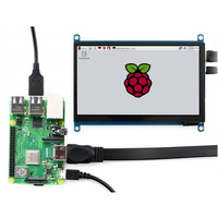 1024x600 IPS kapasitif 7 inç ahududu Pi 4/3 LCD dokunmatik ekran ahududu Pi için 4/3 LCD