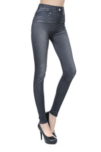 Mallas S-3XL con forro polar para <span class=keywords><strong>mujer</strong></span>, <span class=keywords><strong>Leggings</strong></span> ajustados, con 2 bolsillos reales, para Fitness, para invierno - Product Image 4