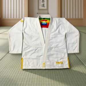 Kimono de Jiu Jitsu Brasileño Unisex Aprobado por la IBJJF, Uniforme de Jiu Jitsu Brasileño, Tejido de Perlas Duradero, Logotipo Frontal, Secado Rápido, Personalizable - Product Image 3