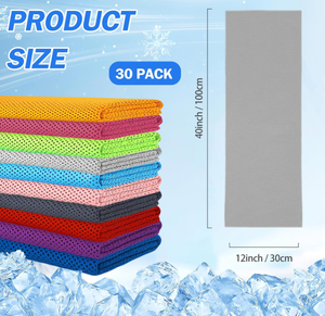 Serviettes rafraîchissantes en microfibre douce, chiffons respirants pour la randonnée, la course à pied et le fitness - Product Image 5