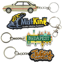 Pabrik Produsen Gantungan Kunci Logo Desain Hadiah Silikon Lembut Anime Gantungan Kunci Personal Karet Lembut 2D Gantungan Kunci Pvc Kustom