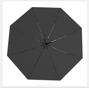 Sombrilla Publicitaria Plegable Automática con Protección UV Triple, Color Negro, con Impresión de Logotipo - Product Image 5