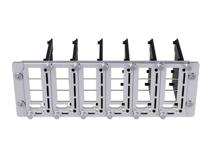 Kit de cluster de serveurs multi-nœuds PiRack-M6F pour Raspberry Pi 4/5, rack tout en alliage d'aluminium de 10 pouces, espace de montage de 2U de hauteur K425 - Product Image 1