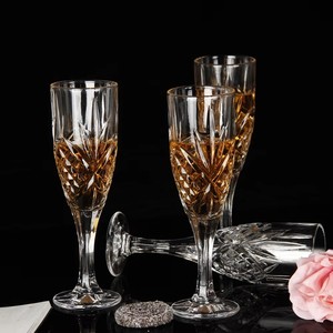 Flûtes à <span class=keywords><strong>champagne</strong></span> décoratives pressées à la machine, transparentes, pour centres de table de mariage et décoration intérieure, vente en gros - Product Image 3