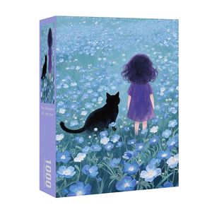 The Shadow Of The <b>Cat</b> 1000 Piece <b>Jigsaw</b> <b>Puzzle</b> Adult Brain Boosting Flat <b>Puzzle</b> Square Corners Unisex 14 Years Up - Product Image 5