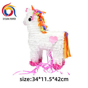 <span class=keywords><strong>Pinata</strong></span> <span class=keywords><strong>licorne</strong></span> rose pour fête d'anniversaire pour enfants pour les fournitures de fête de Fiesta amusantes - Product Image 3