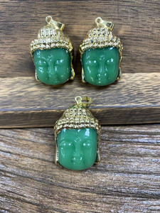 สร้อยหินธรรมชาติห้อย<span class=keywords><strong>พระ</strong></span>สำหรับโชค,จี้สร้อยคอสำหรับห้อย<span class=keywords><strong>พระ</strong></span>สำหรับผู้ชายผู้หญิงหัว<span class=keywords><strong>พระ</strong></span>พุทธรูปพร้อมชุบทอง/เงิน - Product Image 6