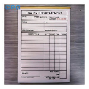 Feuilles de papier autocopiant A4 2, 3 et 4 plis, revêtement supérieur, vente en gros usine, pour impression de bordereaux NCR, 100% pâte de bois vierge - Product Image 1