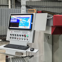 Mesin Gergaji Jembatan CNC 5-Axis Otomatis Hemat Biaya dengan Motor Servo PLC Profesional untuk Produksi Potongan Wastafel Dapur Granit/Marmer