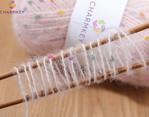 Ưu đãi đặc biệt ưa thích Len Mohair pha trộn sợi chấm - Product Image 4