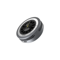 Nouvel Arrivage OEM 2025 – Support de Téléphone Magnétique pour Voiture avec Refroidissement Semi-conducteur, Chargeur de Voiture Sans Fil .2, Lumière RGB, Type-C 15W